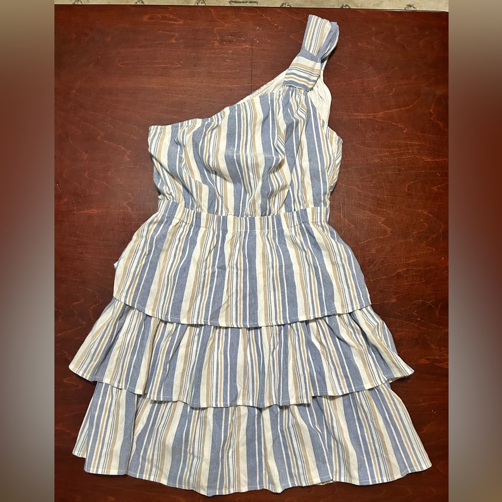 ENTRO One Shoulder Dress